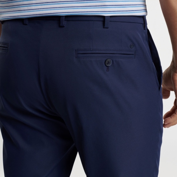 Peter Millar Men's Size 38x32 Navy Raleigh Performance Trouser MSRP $160 - Picture 1 of 6